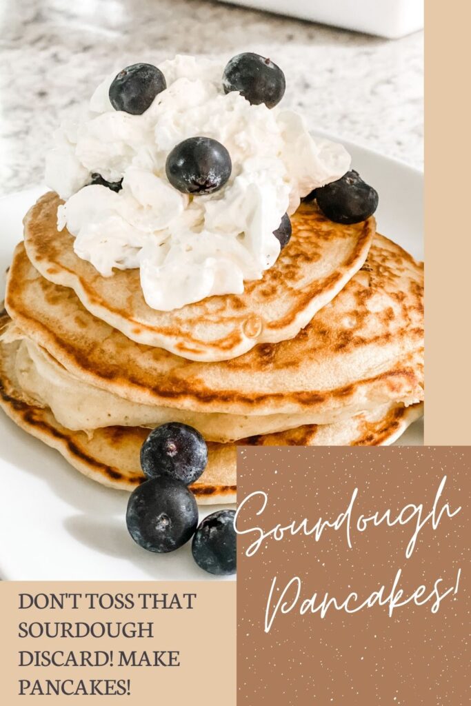 How to make sourdough pancakes using your sourdough discard