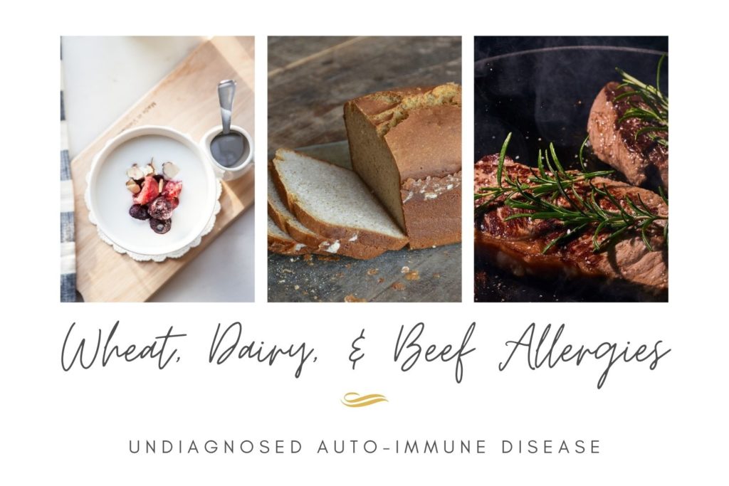 Undiagnosed Auto-Immune Disease triggered by Covid and food allergies.